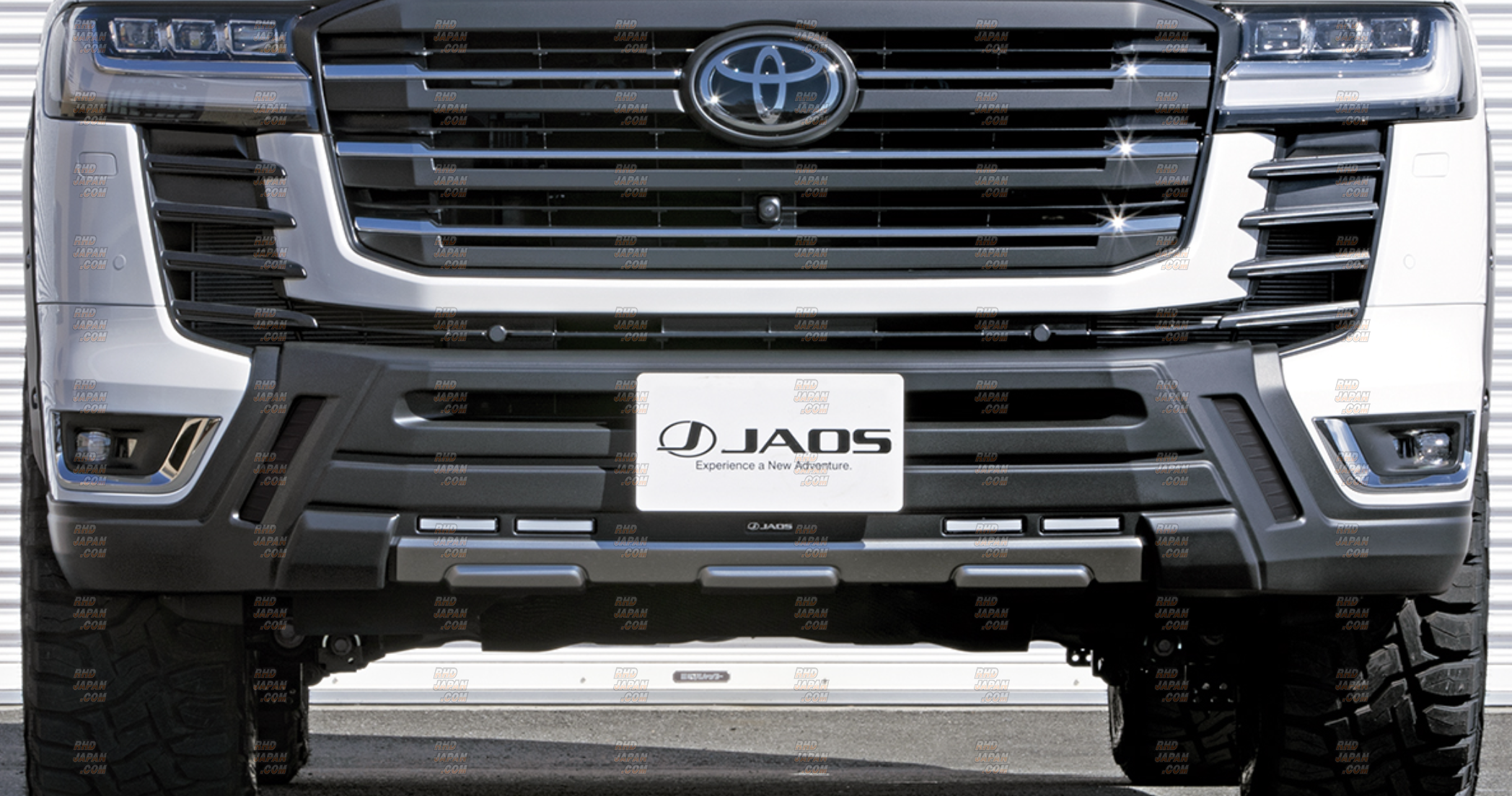 JAOS Front Bumper Guard Unpainted - Land Cruiser FJA300W VJA300W Grade ZX
